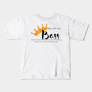 Choral Bass Pride Kids T-Shirt